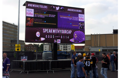 #SpeakWithYourCap competitive social wall for New Era Caps